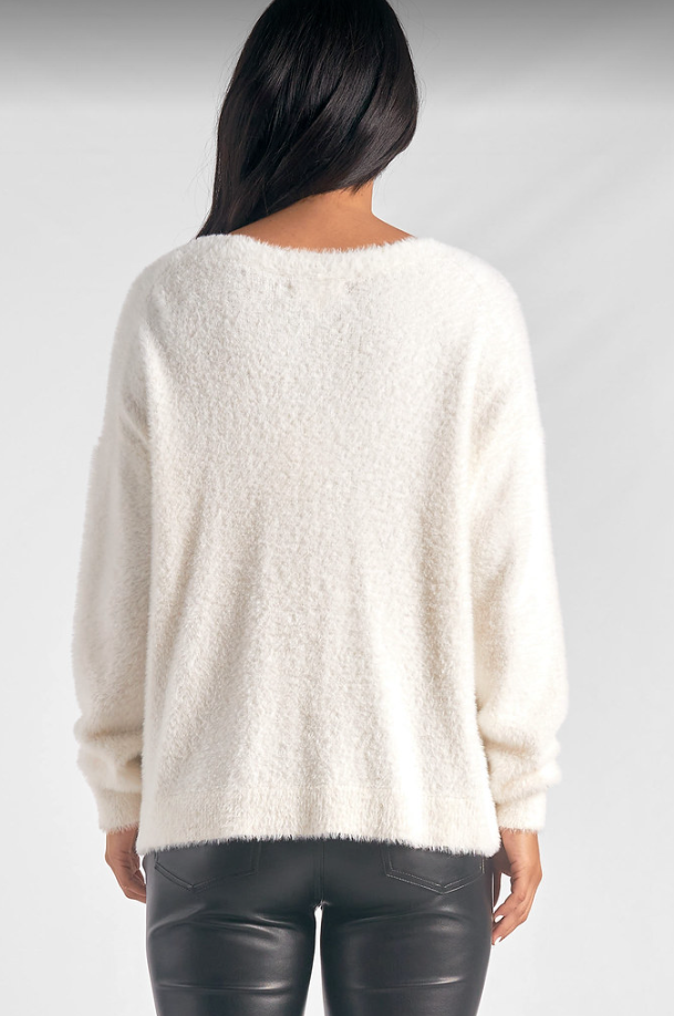 Off White Sweater Cardigan