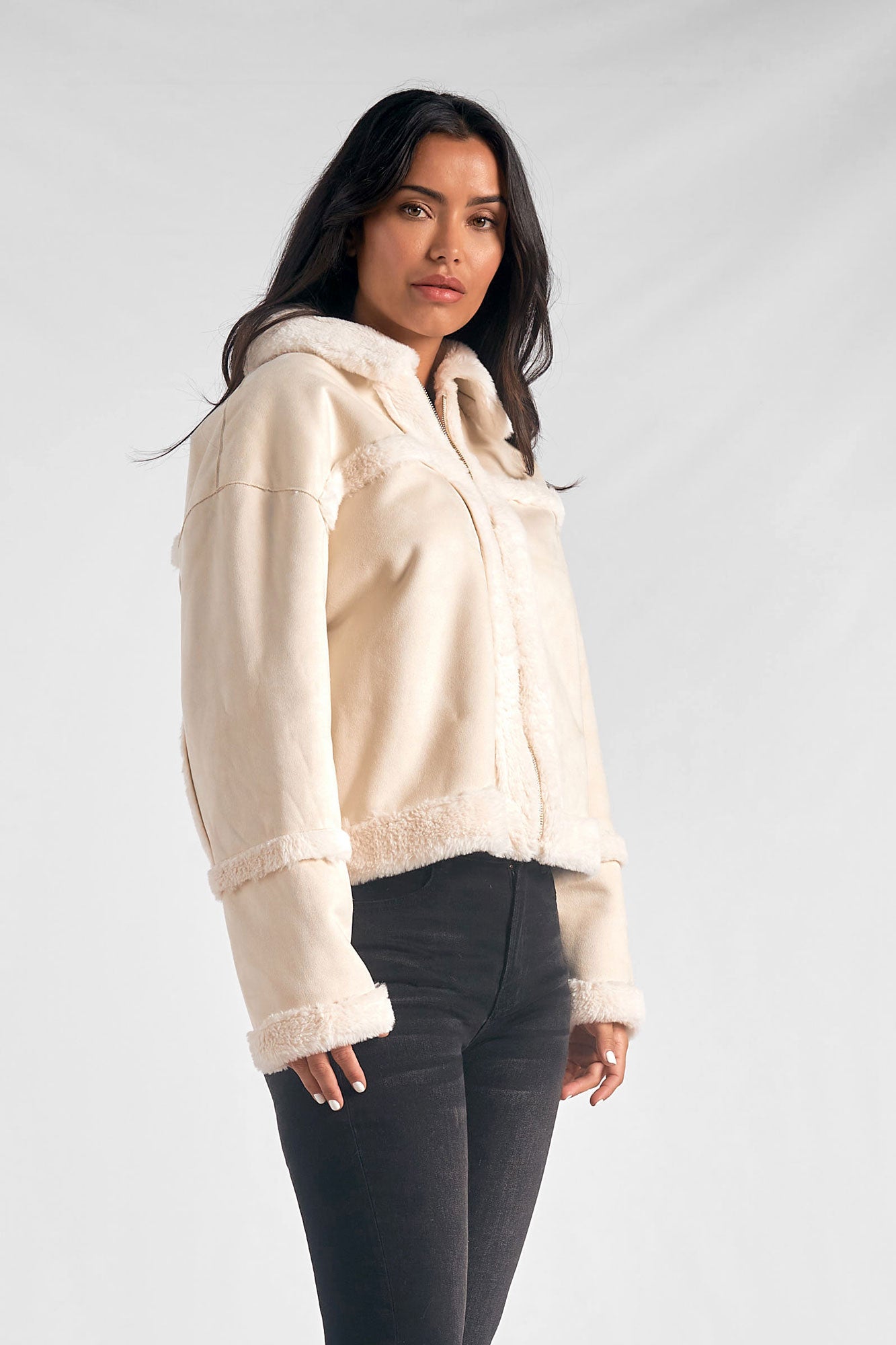 Muse Cropped Sherpa