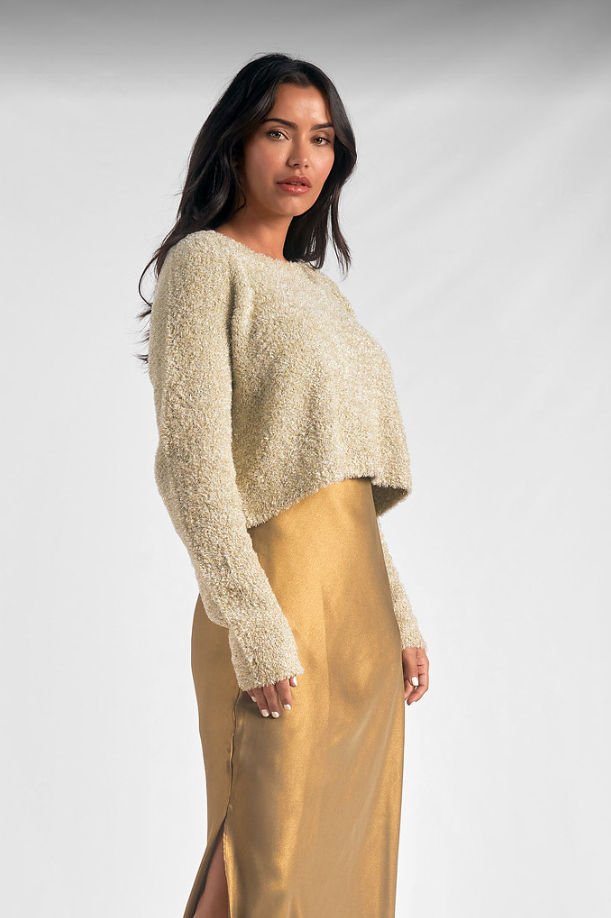 Gold Sweater &amp; Dress Set