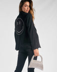 Bedazzled Smiley Blazer