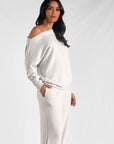 White & Silver Sparkle Top