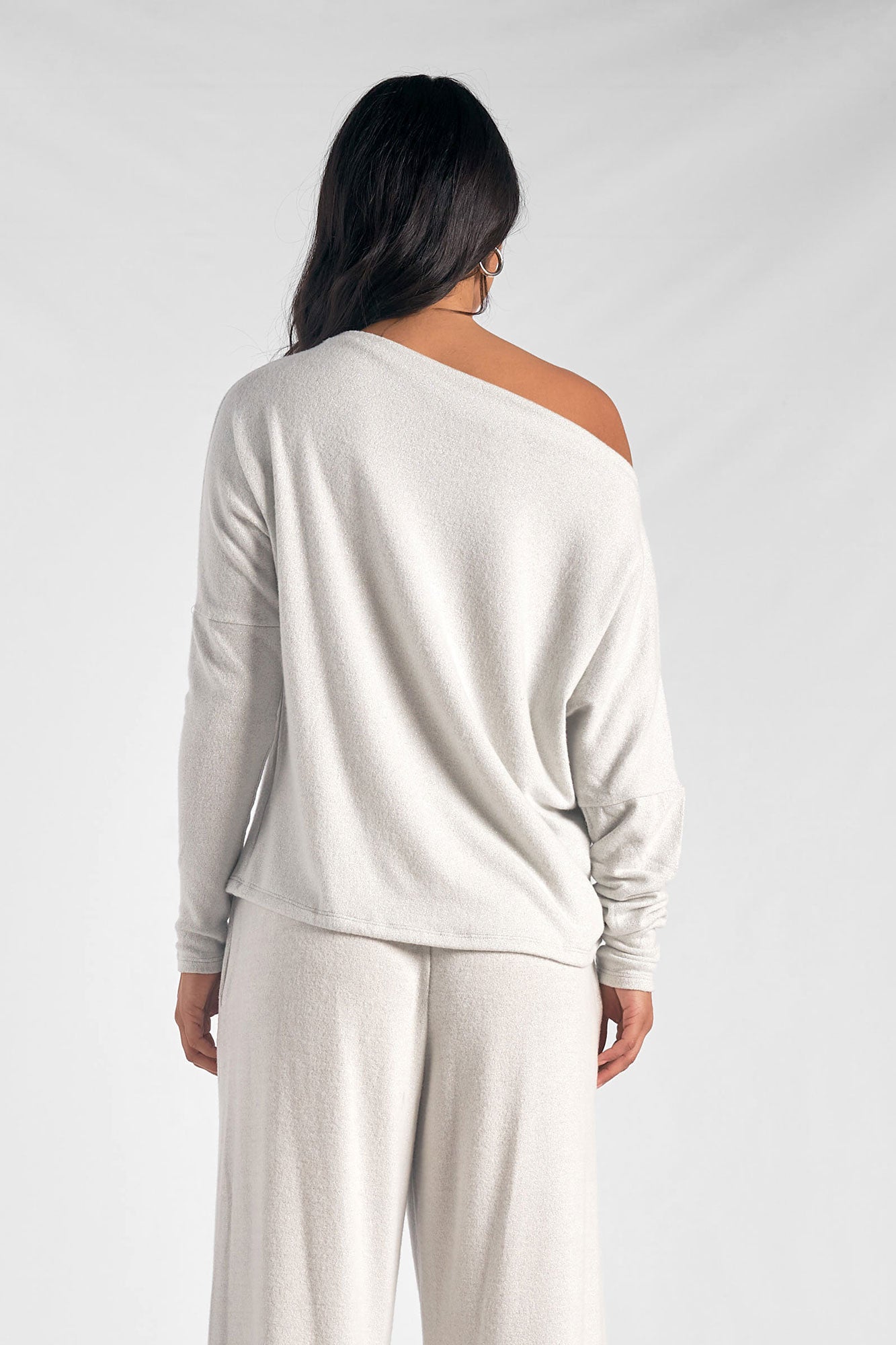 White &amp; Silver Sparkle Top