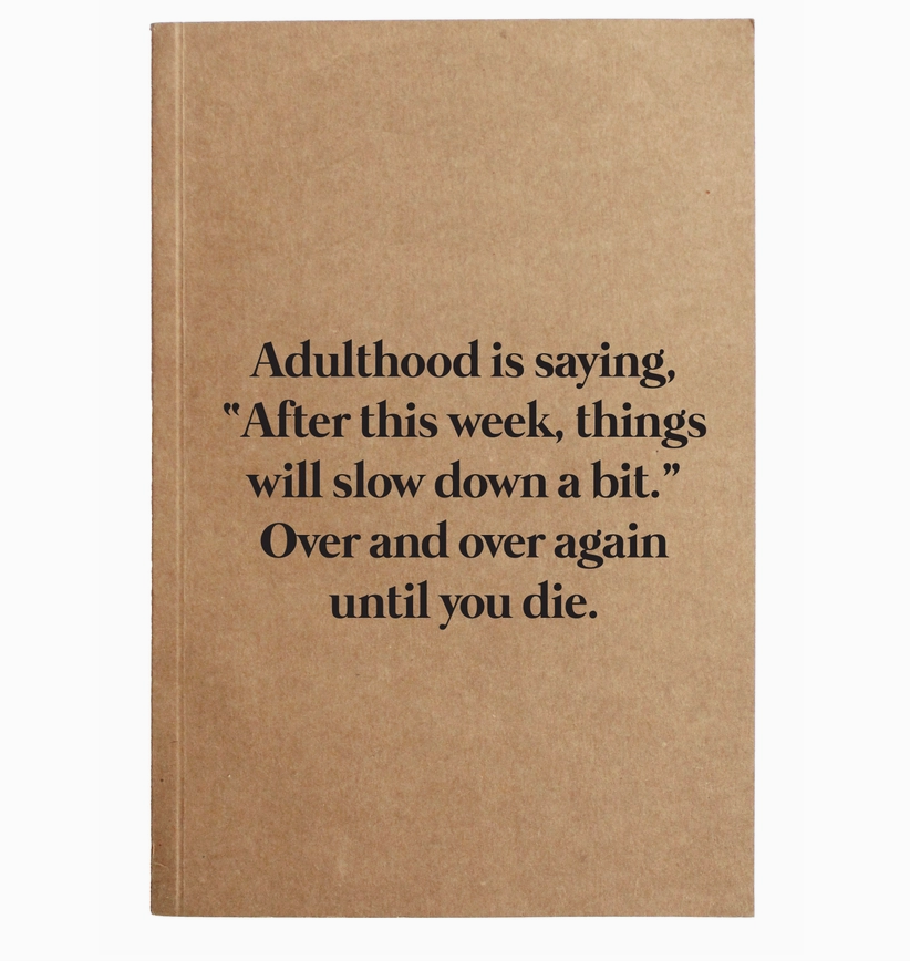 Mixed Sayings Journals Adulthood