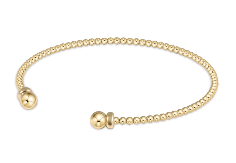 Classic Gold 2MM Bead Cuff