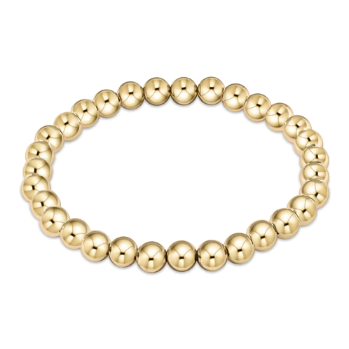CLASSIC Gold 6MM Bead Bracelet