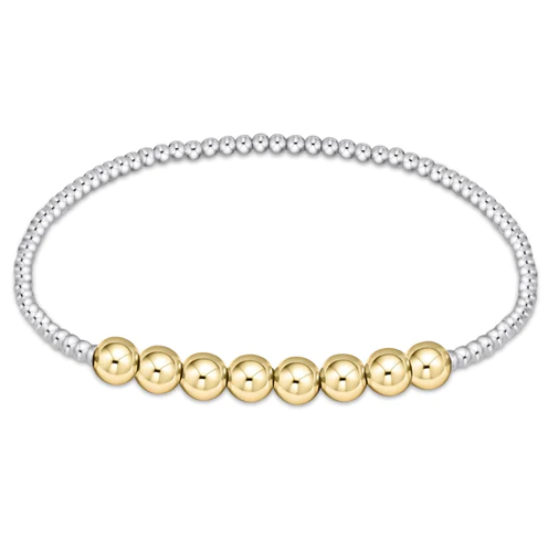 Classic Beaded Bliss 2.5MM - Mixed Metal