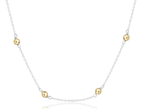 Simplicity Chocker Mixed Metal - 4MM