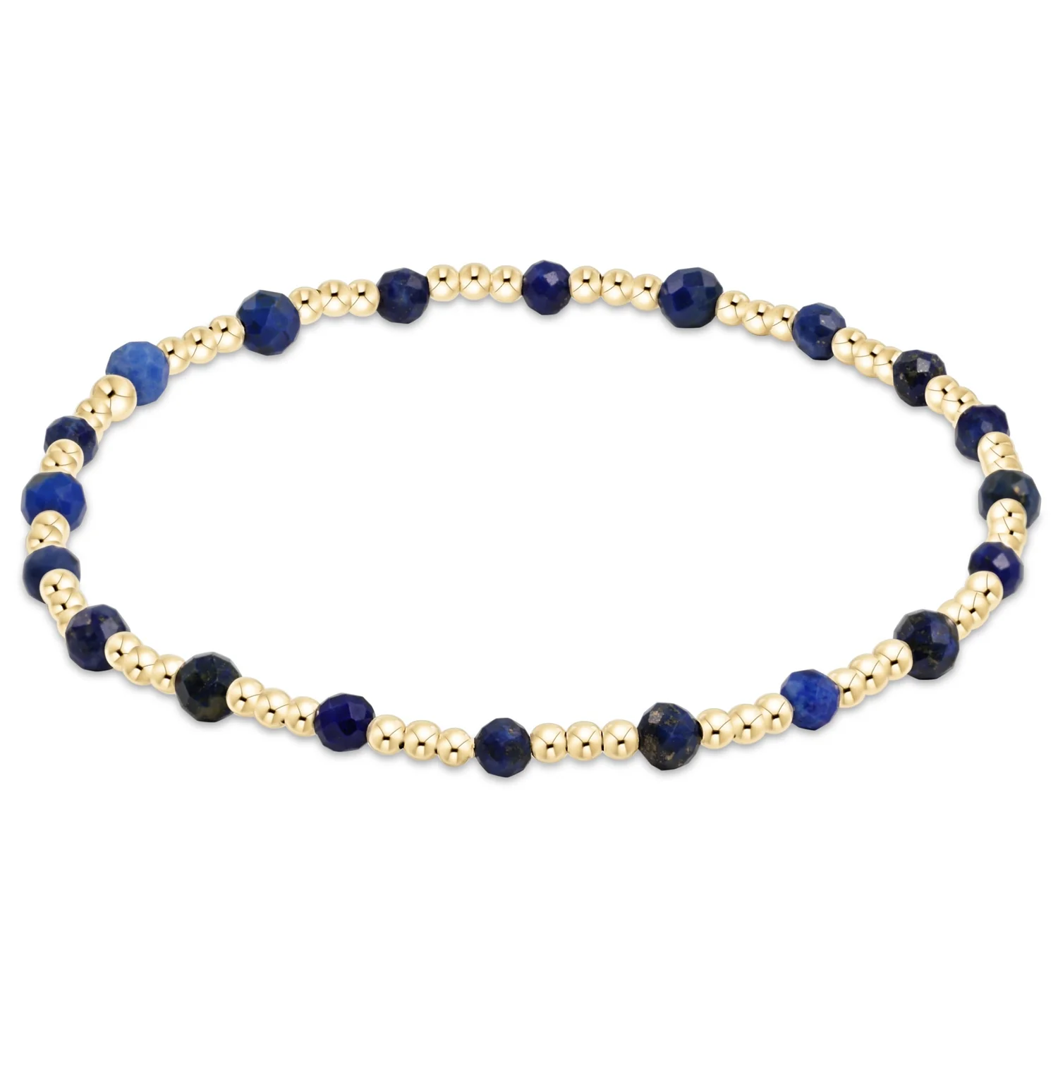 Gemstone Sincerity 3MM Bracelet - Lapis