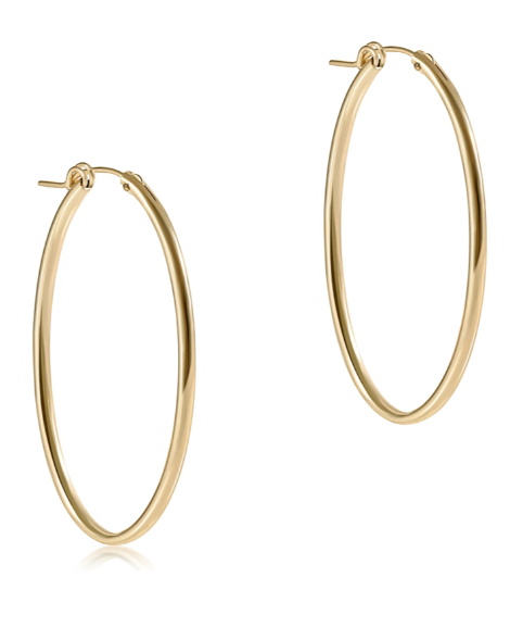 Oval Gold 2" Hoop