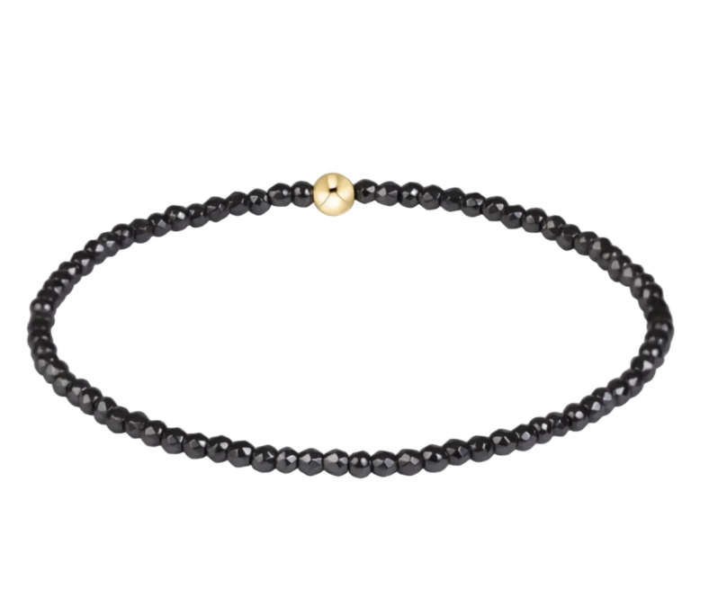 classic faceted hematite 2mm