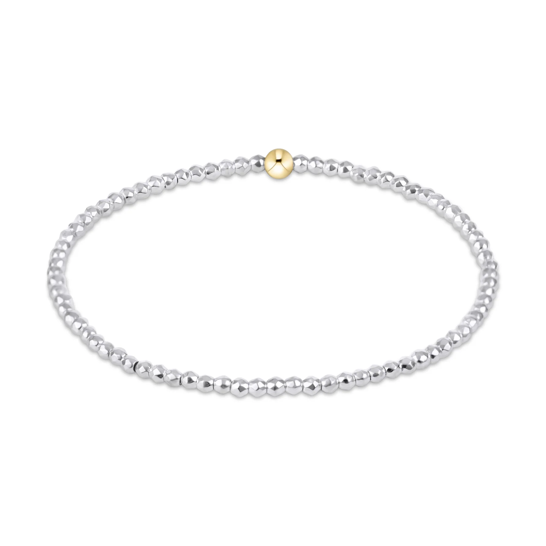 Bright Silver Faceted Hematite 2MM