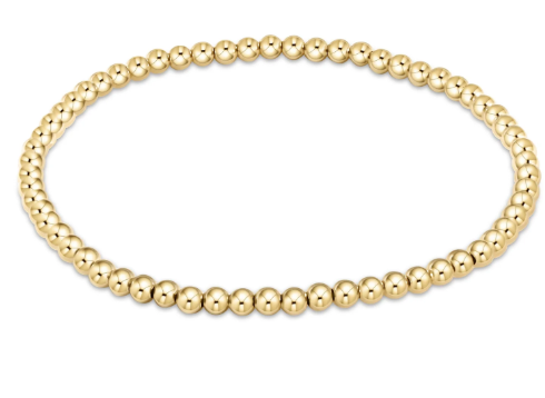 EGirl Classic Gold 3MM Bead Bracelet