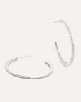 A Hoop Thing Hoop Earrings - Medi Silver