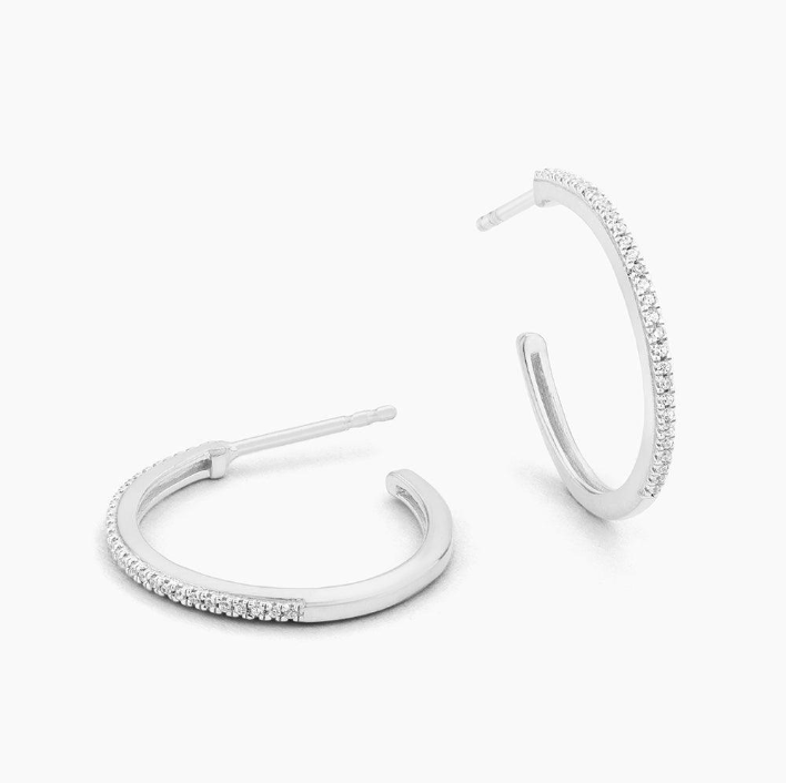 A Hoop Thing Hoop Earrings - Smal Silver
