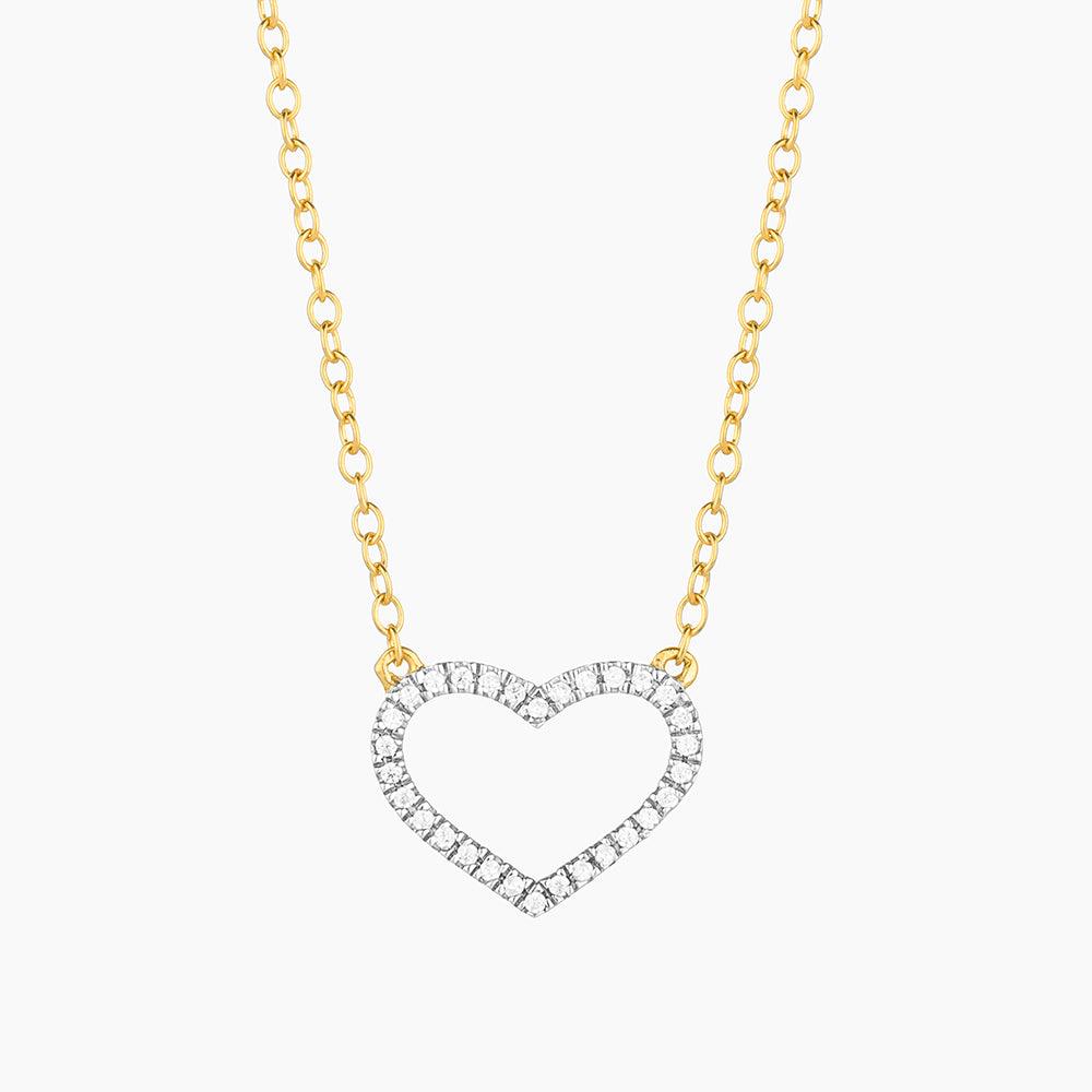 True Love Always Pendant Necklace Gold
