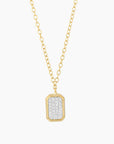 Even Emerald Pendant Necklace