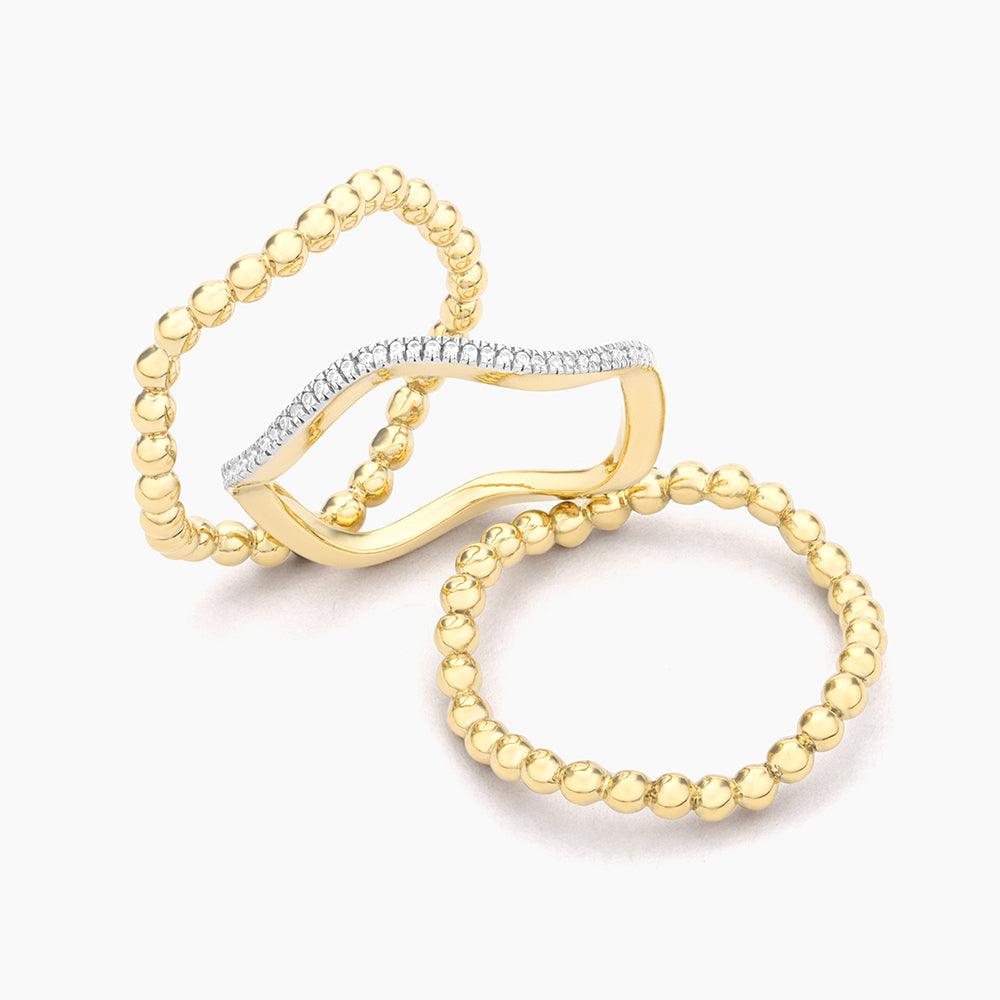 Triple Wave Ring