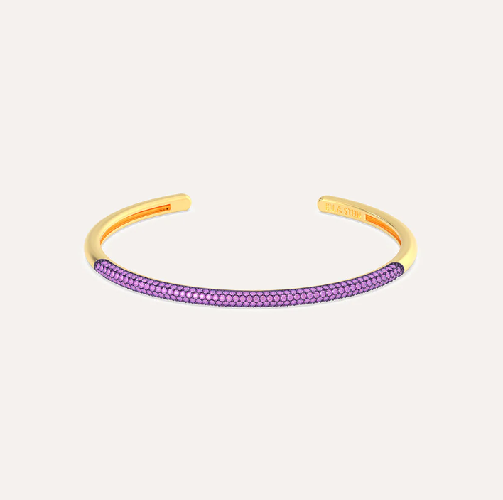 Classic Cuff Bracelet - Purple