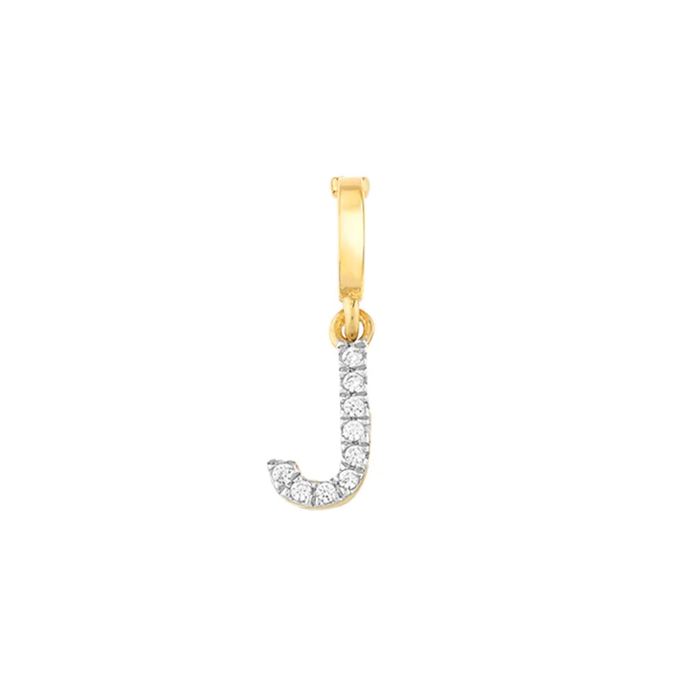 Initial Charms - Gold J