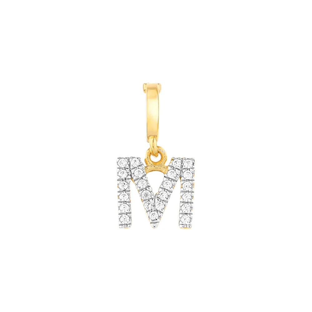 Initial Charms - Gold M