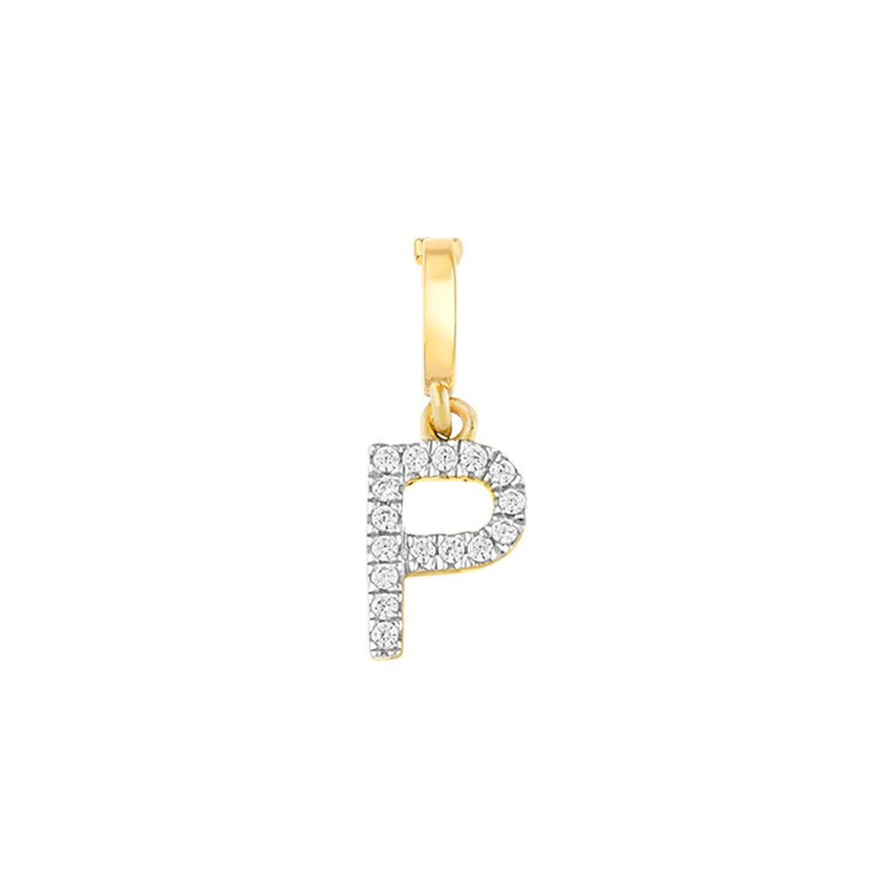 Initial Charms - Gold P