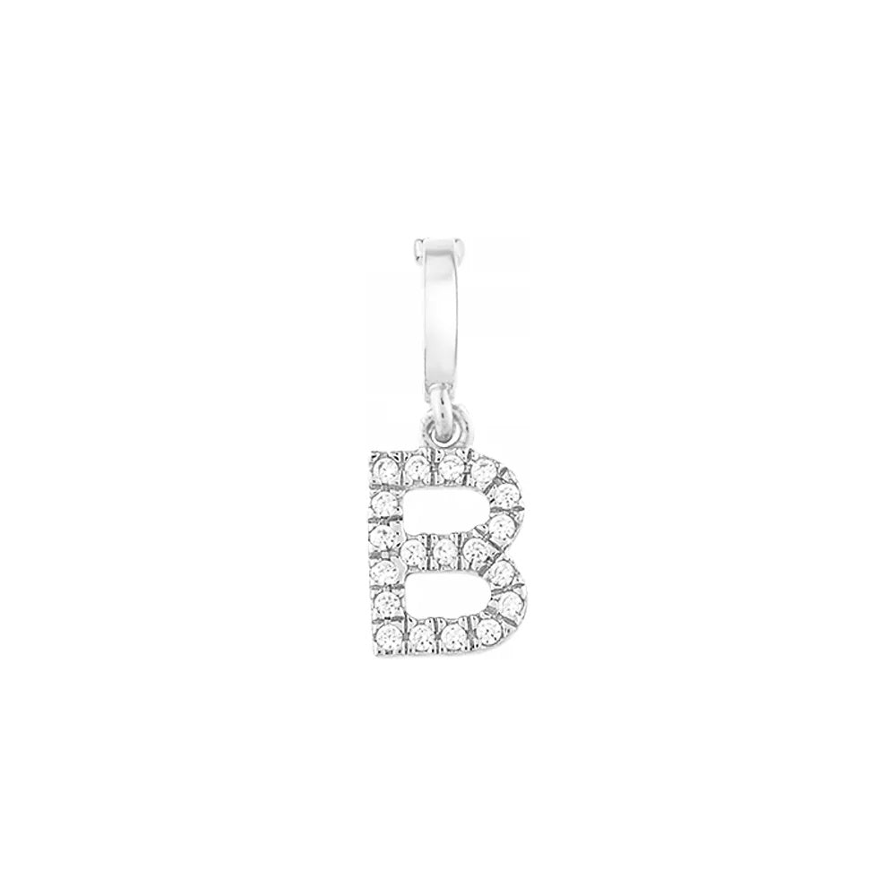 Initial Charms - Silver B