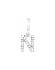 Initial Charms - Silver N