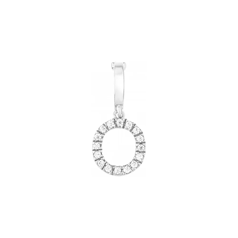 Initial Charms - Silver O