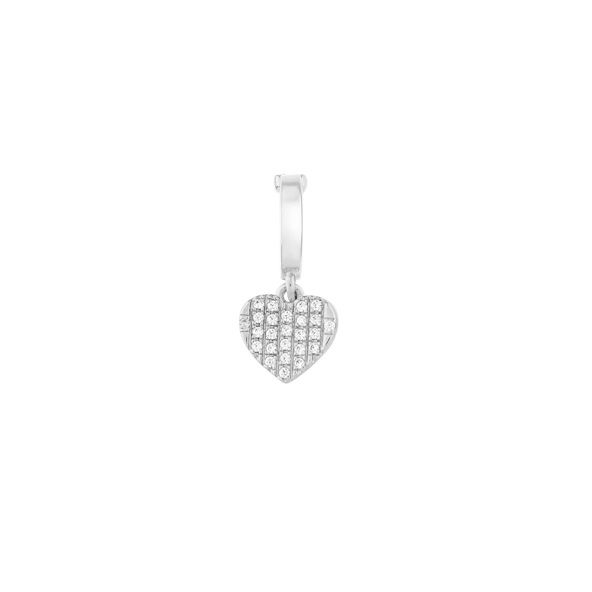 Heart Charm - Silver