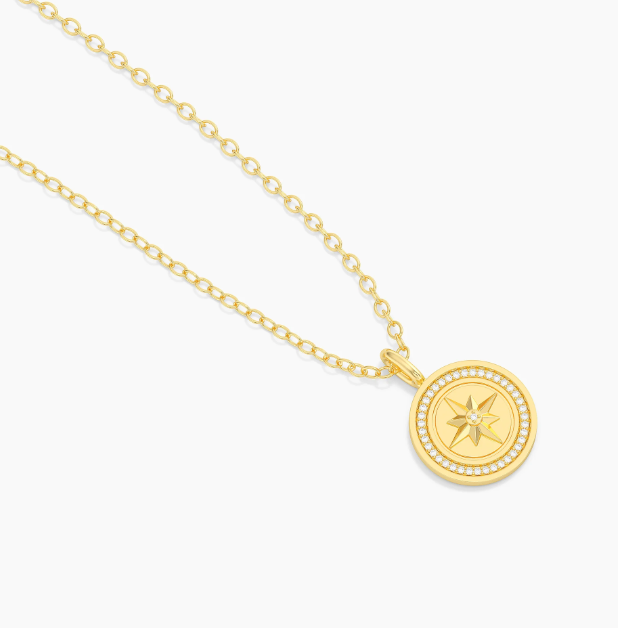 Waterproof Your Own Path Compass Pendant