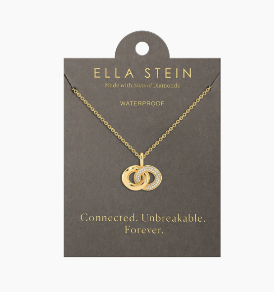 Waterproof Entwined Discs Pendant Neck