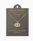 Waterproof Entwined Discs Pendant Neck