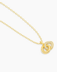 Waterproof Entwined Discs Pendant Neck