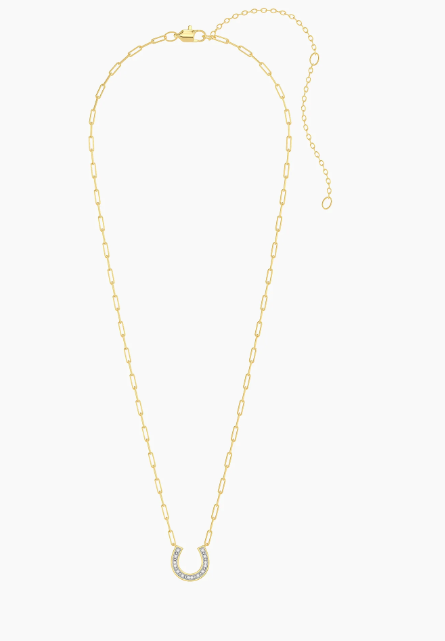 Waterproof Lucky Horseshoe Pendant Neck