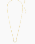 Waterproof Lucky Horseshoe Pendant Neck
