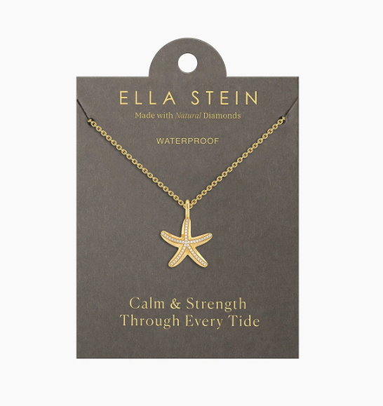 Waterproof Starfish Pendant Necklace