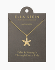 Waterproof Starfish Pendant Necklace