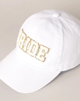 Bride Chenille Patch Baseball Cap