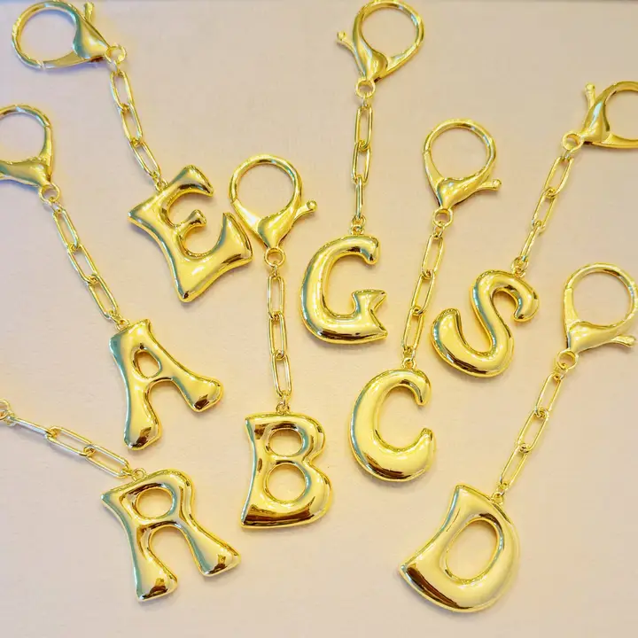 Whimsy Balloon Intial Bag Charm