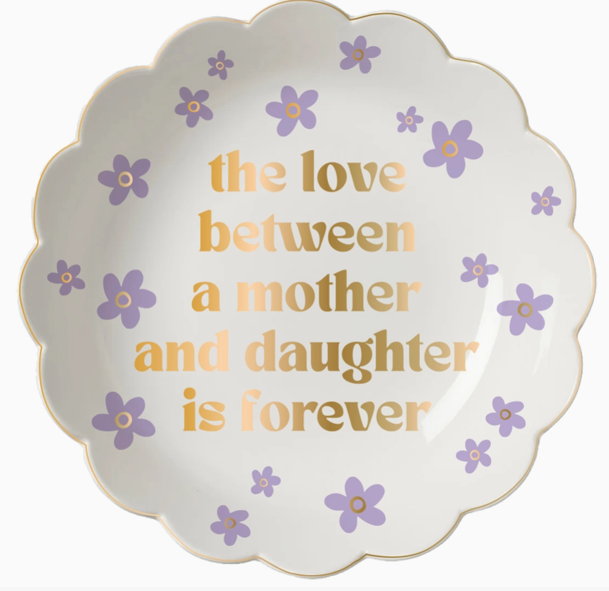 Mother Daughter Scallop Trinket Dish