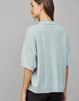 Cashmere Blend Short Sleeve Sweater
