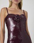 Beatrice Sequin Corsage Mini Dress