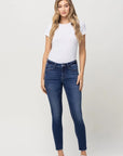 Mid Rise Crop Skinny Jean