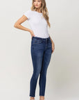 Mid Rise Crop Skinny Jean