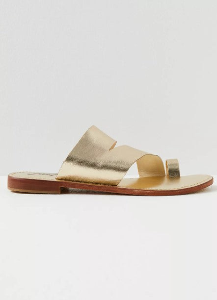 Abilene Toe Loop Sandal Gold