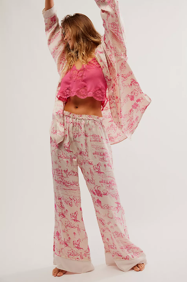 Dreamy Days Pajama Set - Pink