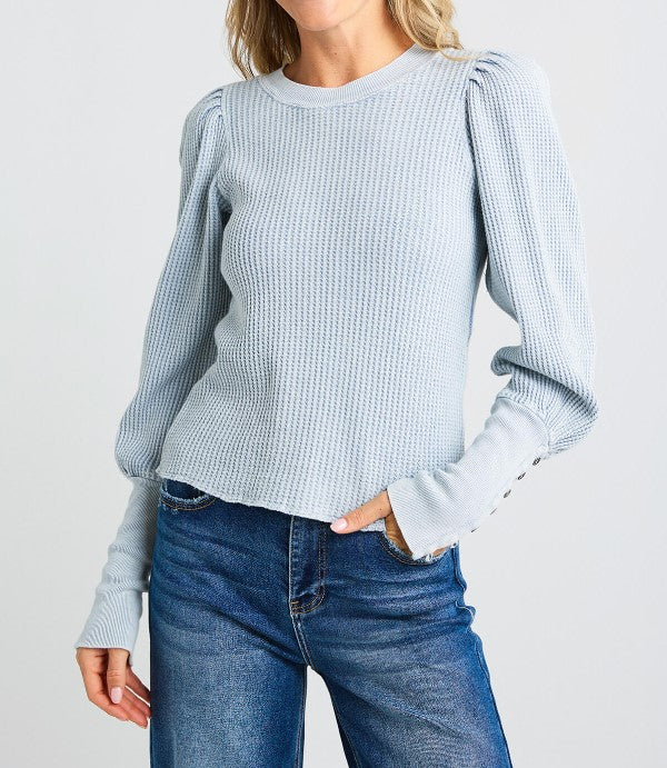 Wesley Thermal Shirt Blue Moon