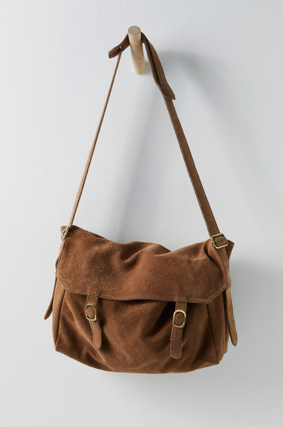 Zahara Suede Messenger Bag