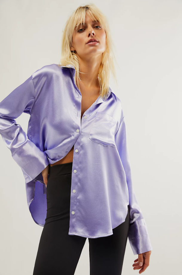Shooting For the Moon Shirt - Lavender