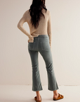 In My Feelings Velvet Crop Flare Pants